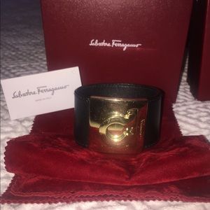Ferragamo leather bracelet